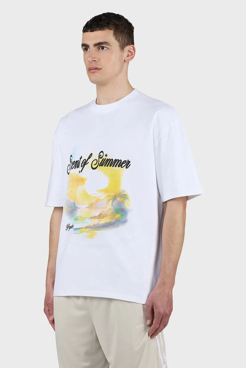 Мужская белая футболка Sumon Oversized Tee 3
