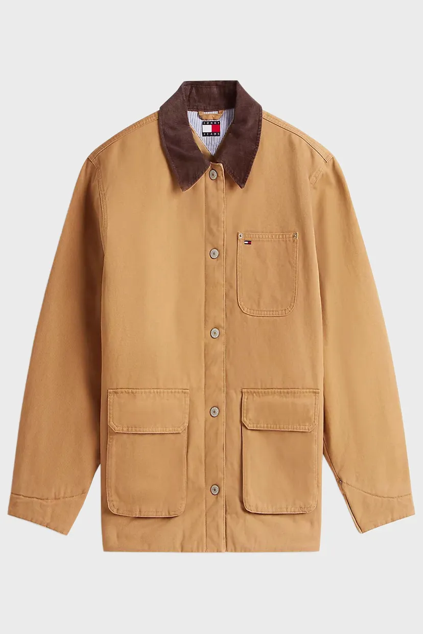 Женская коричневая куртка TWILL JACKET 5