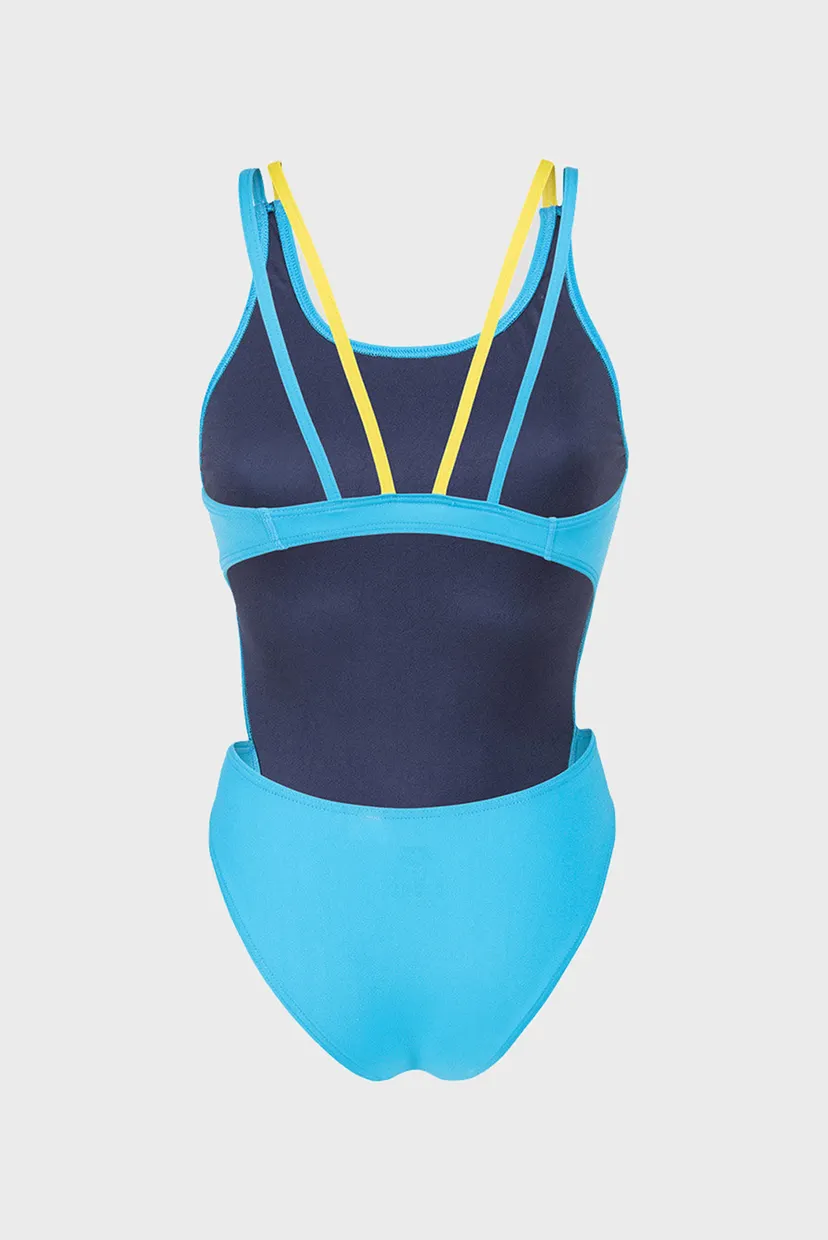 Женский голубой купальник SWIMSUIT TECH MULTI SOLID 9