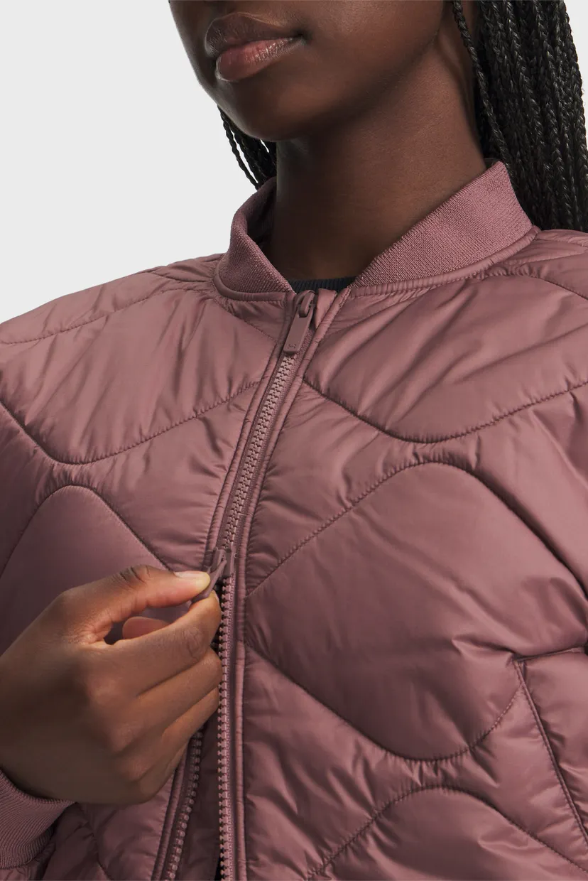Жіночий рожевий бомбер Heritage Bomber 4