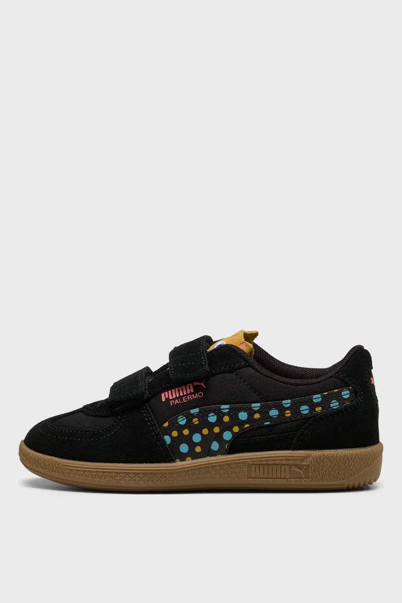 Детские черные замшевые сникерсы Palermo Moody Cat Sneakers Kids 3
