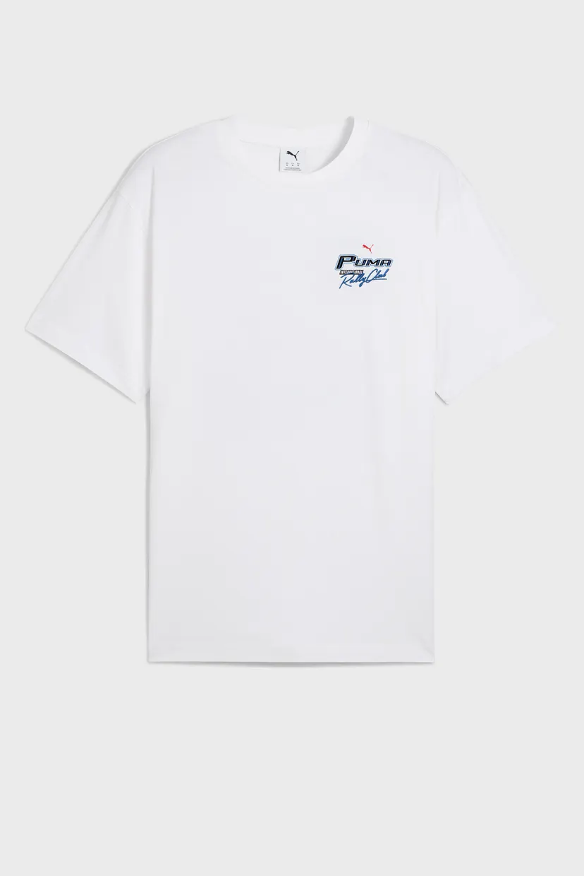 Чоловіча біла футболка GRAPHICS PUMA Moto Relaxed Tee Men 4