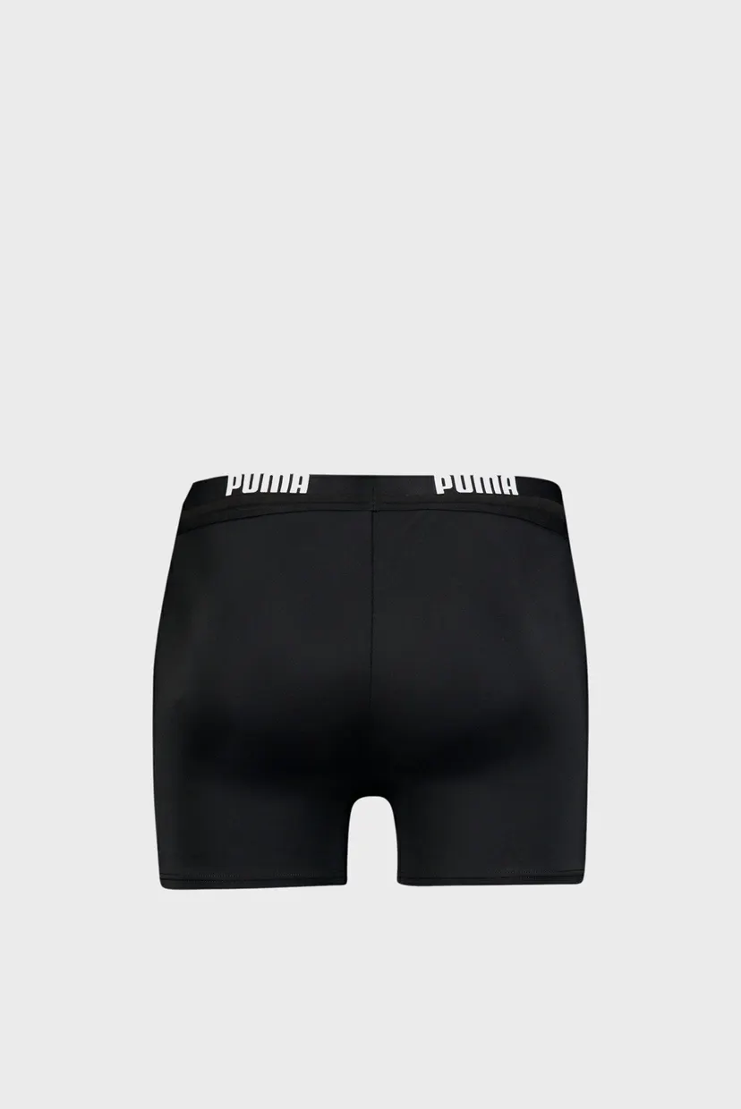 Мужские черные плавки PUMA Swim Men Logo Swim Trunks 5