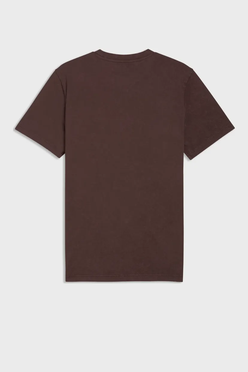 Чоловіча коричнева футболка Graphic Retro Washed Tee Men 5