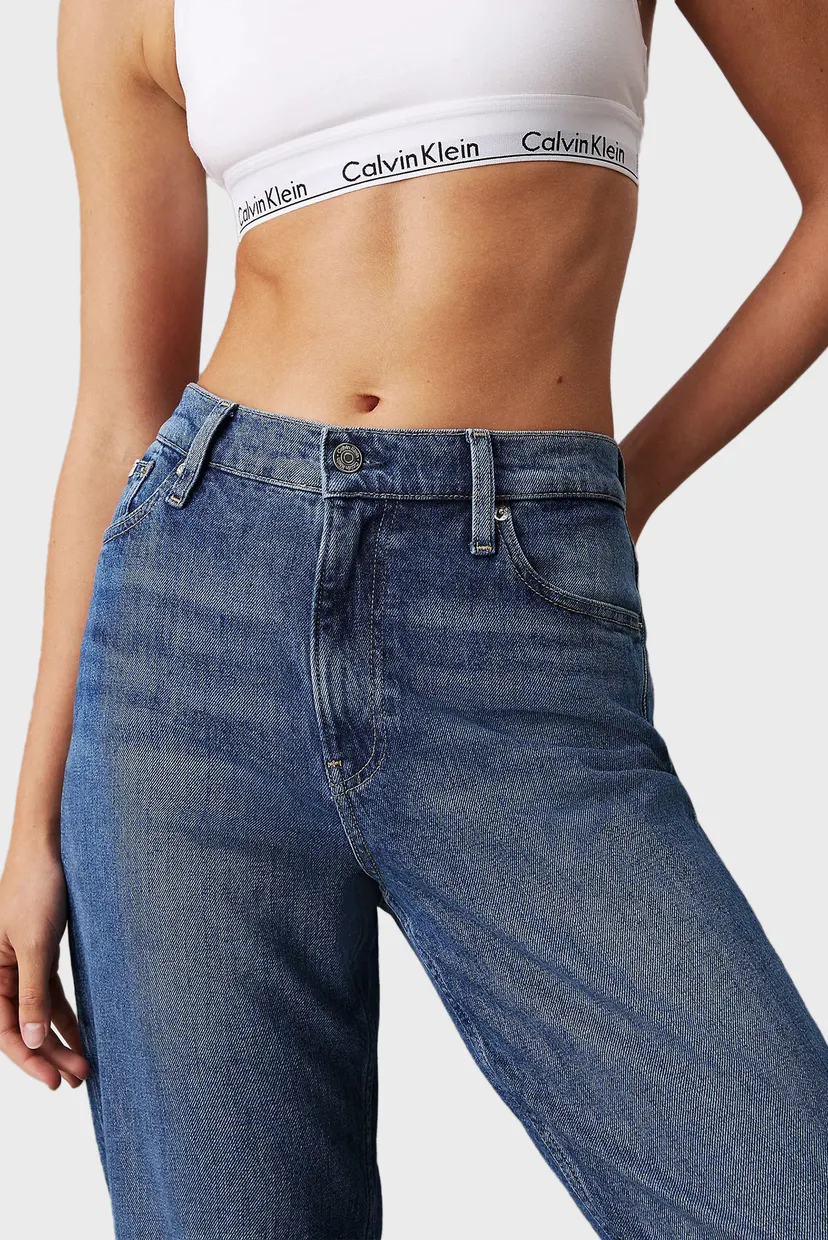 Жіночі сині джинси MOM JEAN 4