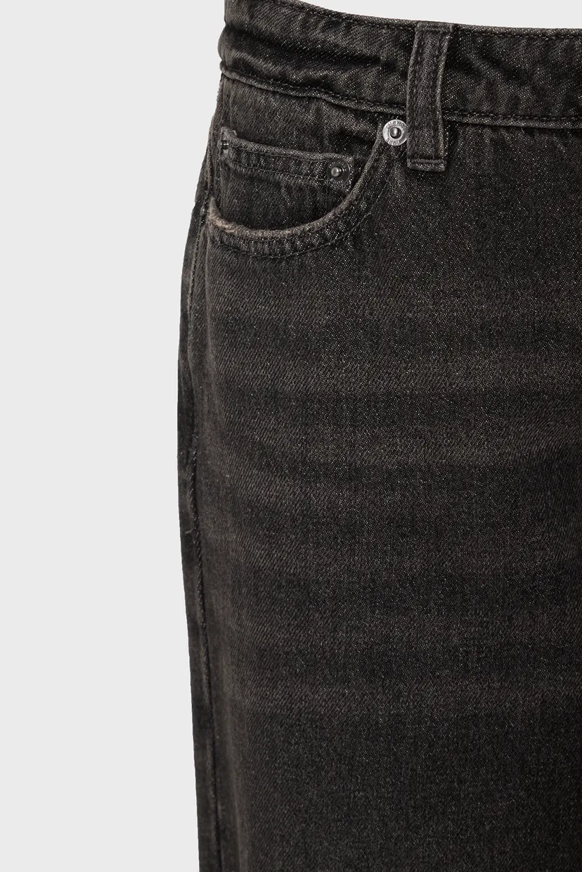 Женские черные джинсы FRAYED DISTRESSED JEAN 3