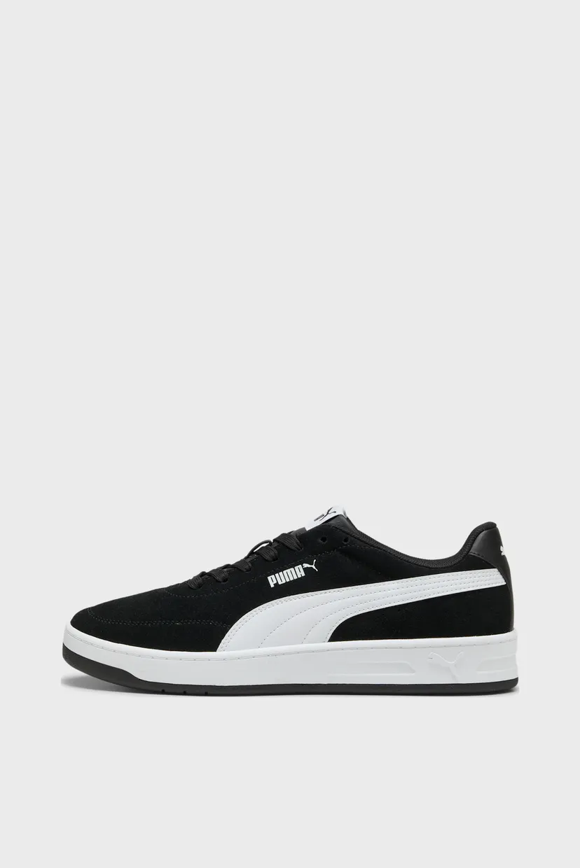 Чорні замшеві снікерси Court Classic Clean Sneakers Unisex 3