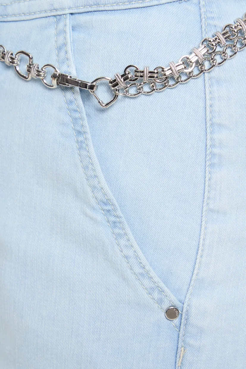 Жіночі блакитні джинси 5