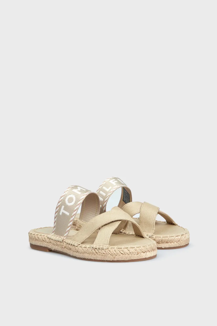 Женские бежевые слайдеры SEASONAL WEBBING SANDAL 3