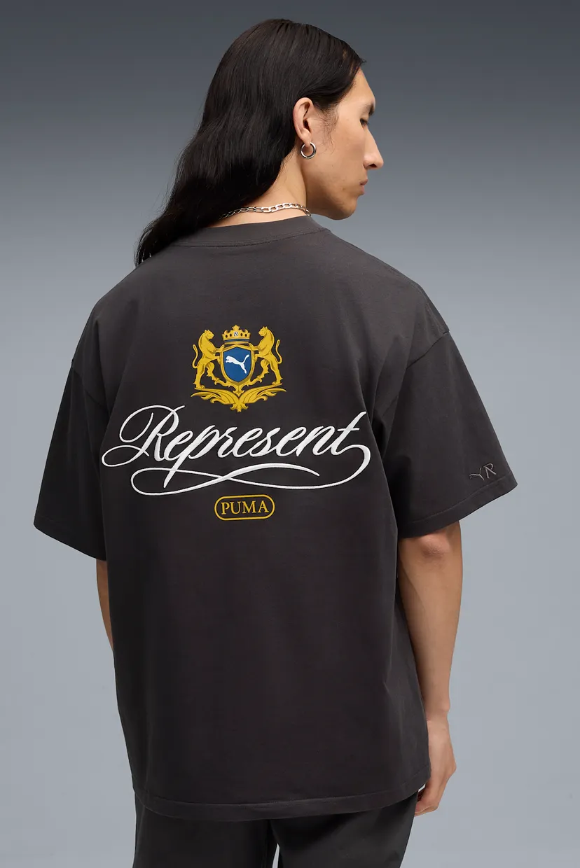 Чоловіча чорна футболка PUMA x REPRESENT Graphic Tee Men PUMA
