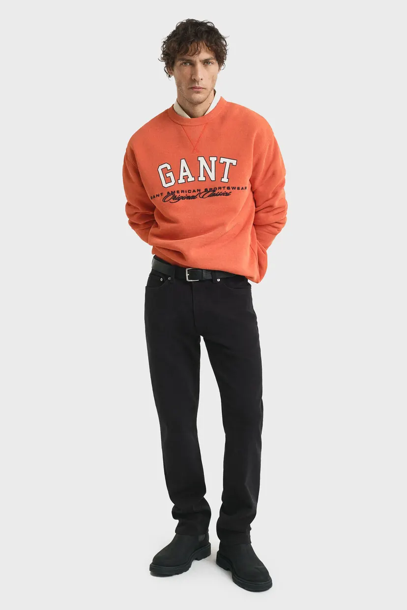 Чоловічі чорні джинси REGULAR SOFT TWILL 6