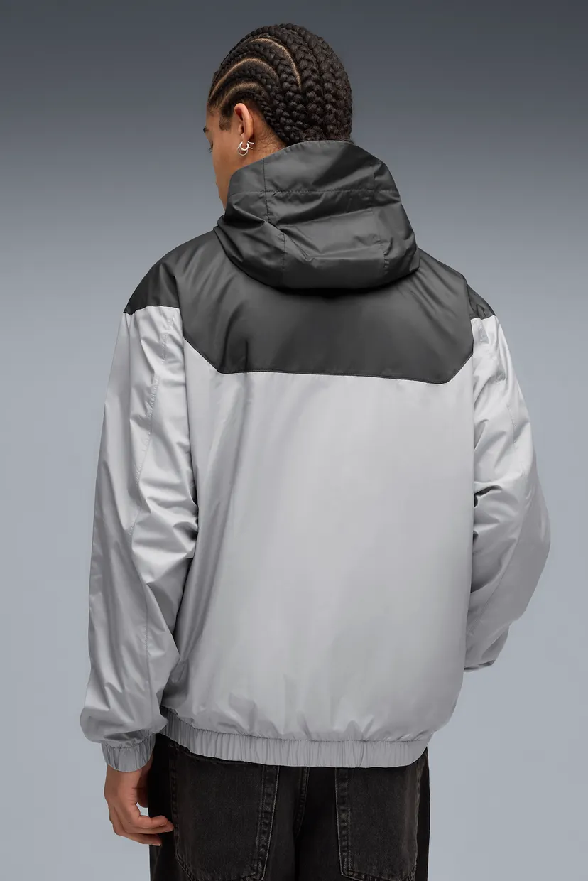 Мужская серая ветровка Essentials Relaxed Windbreaker Men PUMA
