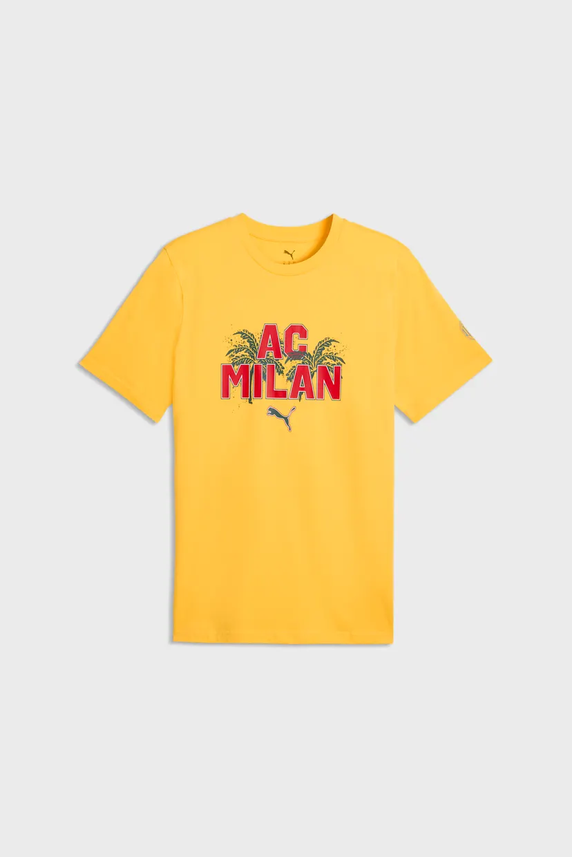 Мужская желтая футболка AC Milan FtblCulture Tee Men 4