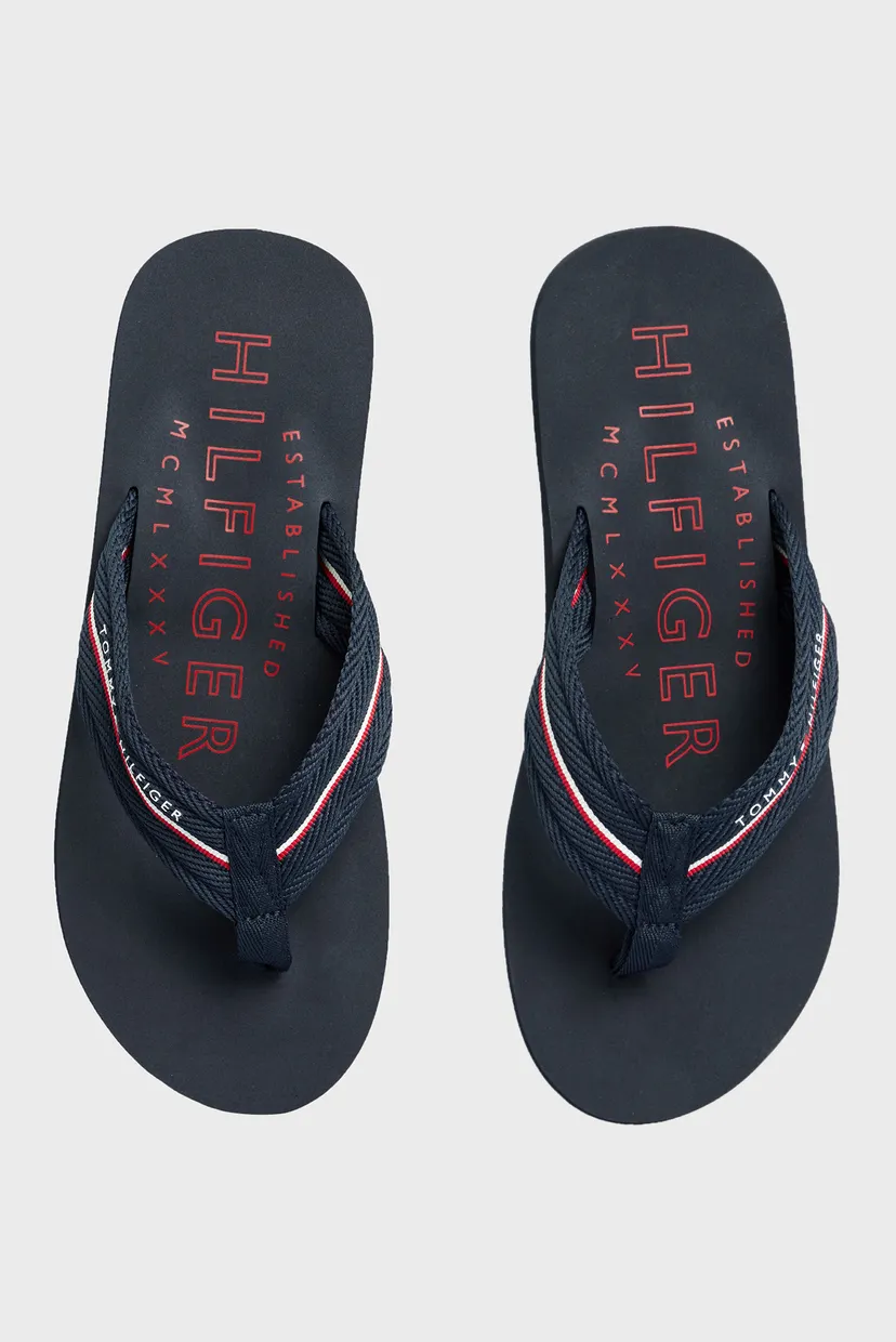 Чоловічі темно-сині в'єтнамки CORPORATE HILFIGER BEACH SANDAL 4
