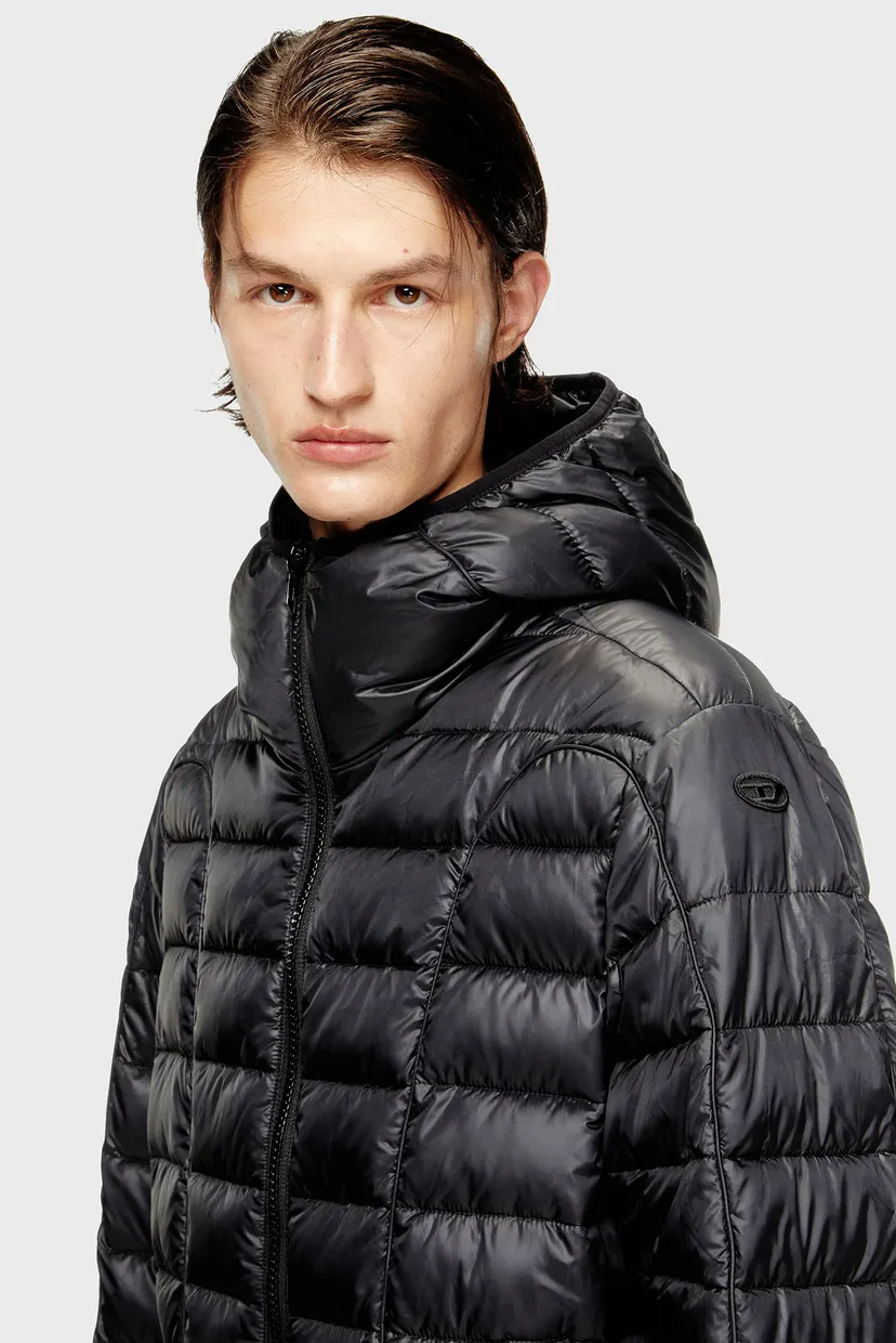 Чоловіча чорна куртка W-STONE GIACCA 4