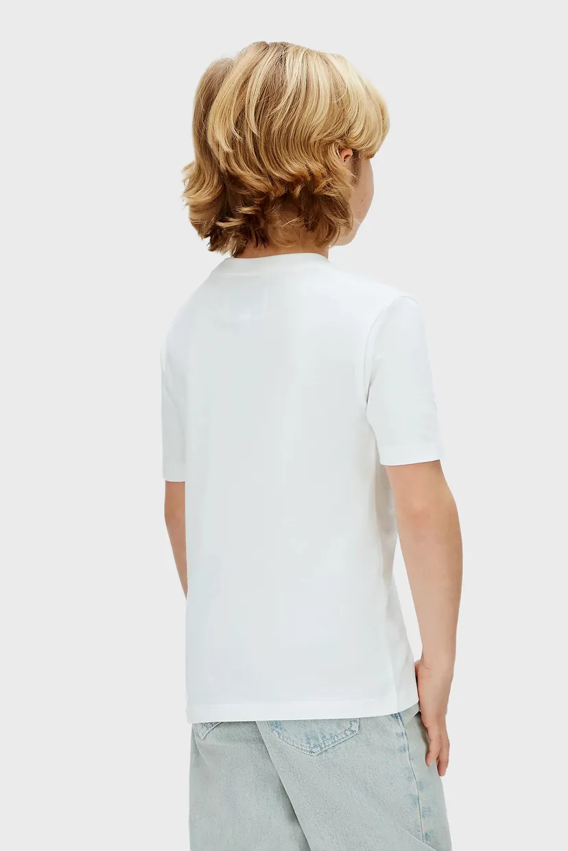 Дитяча біла футболка PERFORATION SS 3
