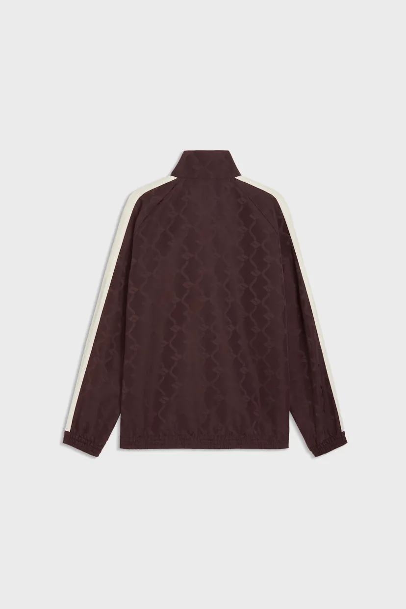 Чоловіча коричнева спортивна кофта з візерунком T7 Woven Track Jacket Men 5