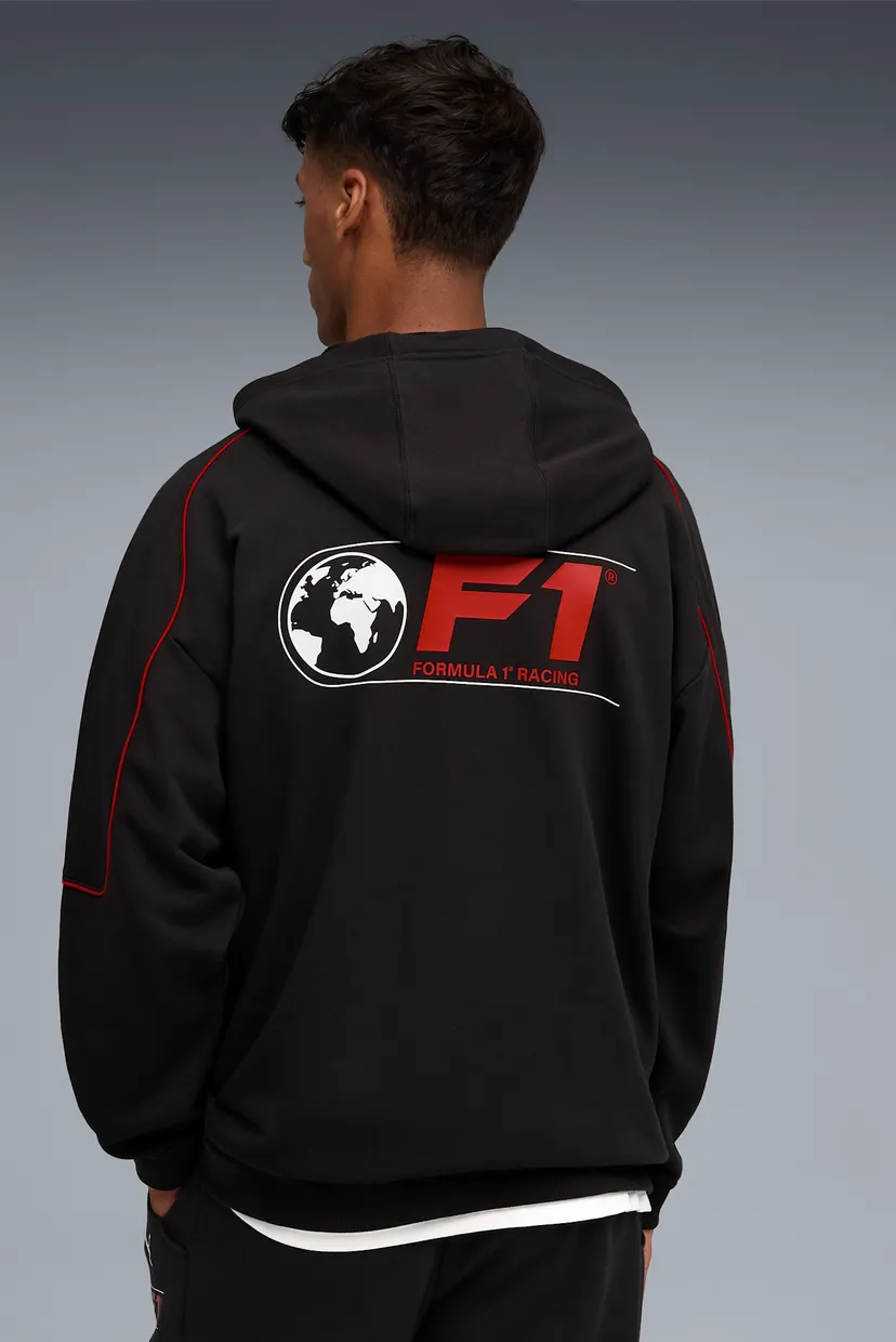 Чоловіче чорне худі F1® Relaxed Graphic Hoodie Men 3