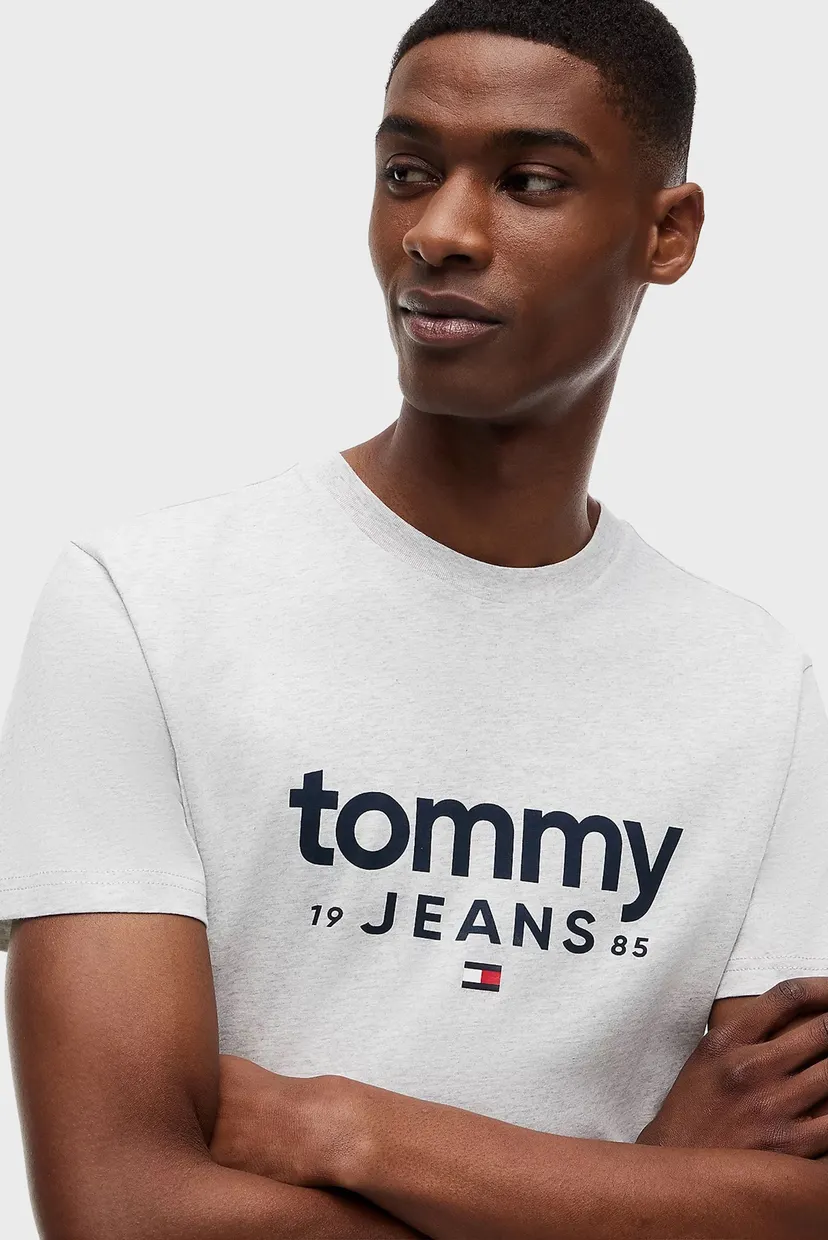Мужская серая футболка SLIM GRAPHIC TEE EXT 4