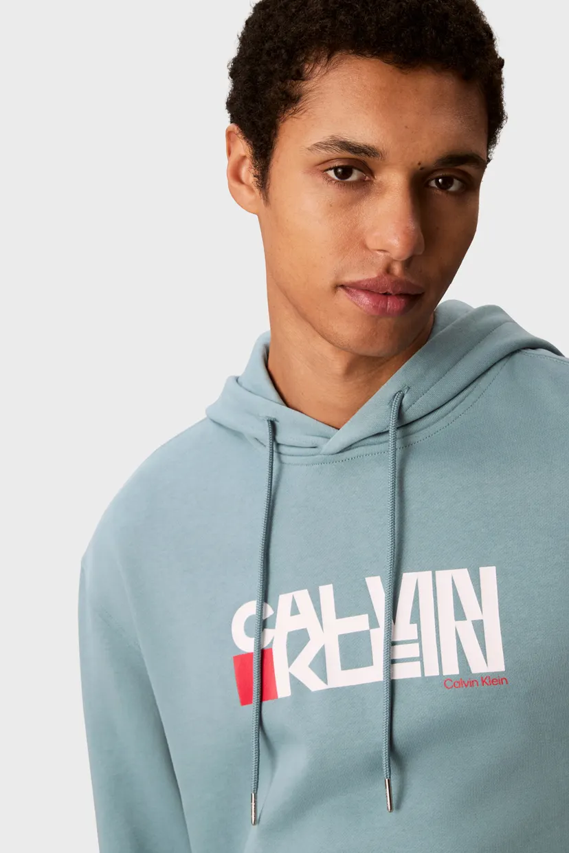 Мужское голубое худи LS EU 350TERRY 5
