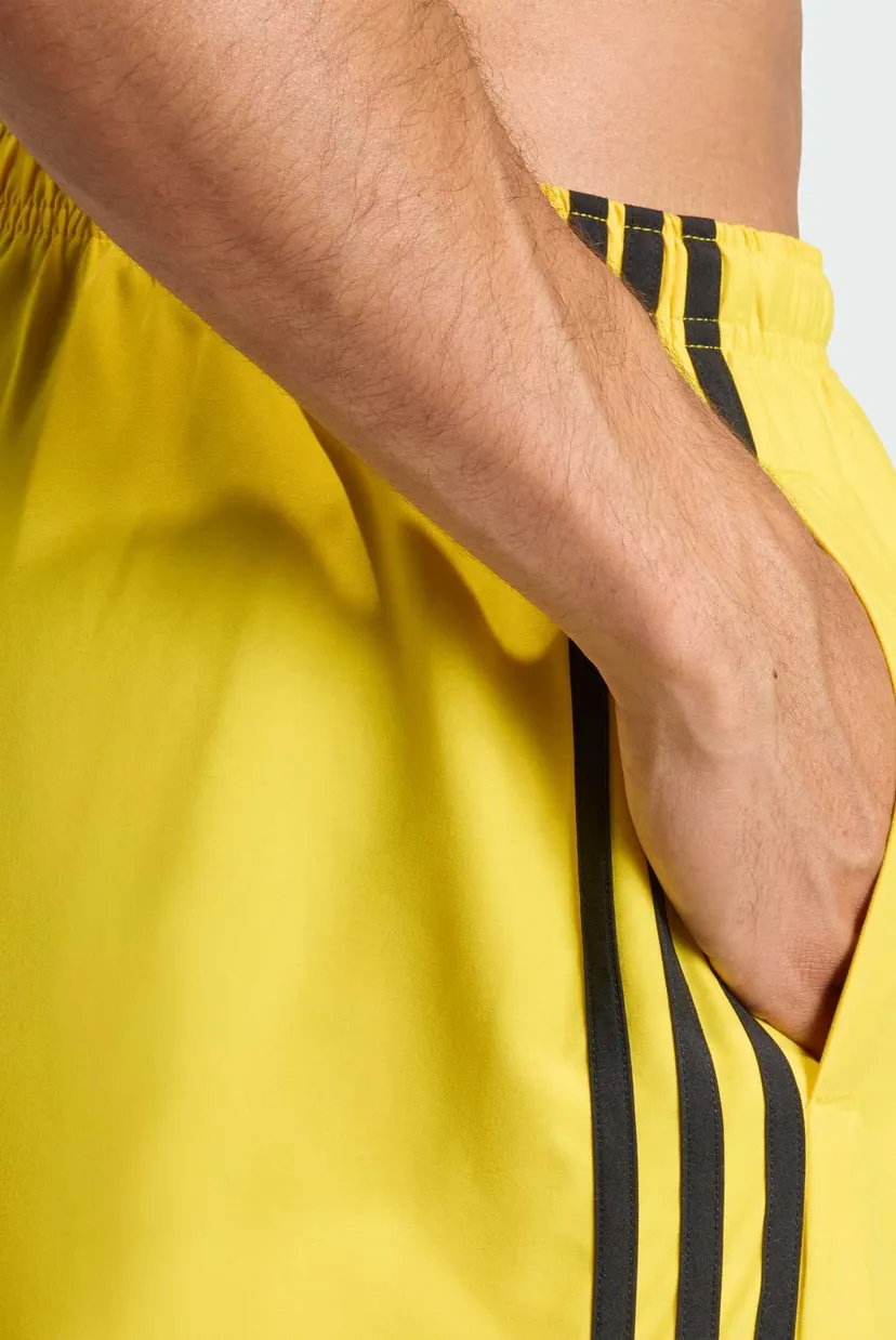 Чоловічі жовті плавальні шорти Adicolor 3-Stripes 5-Inch 4