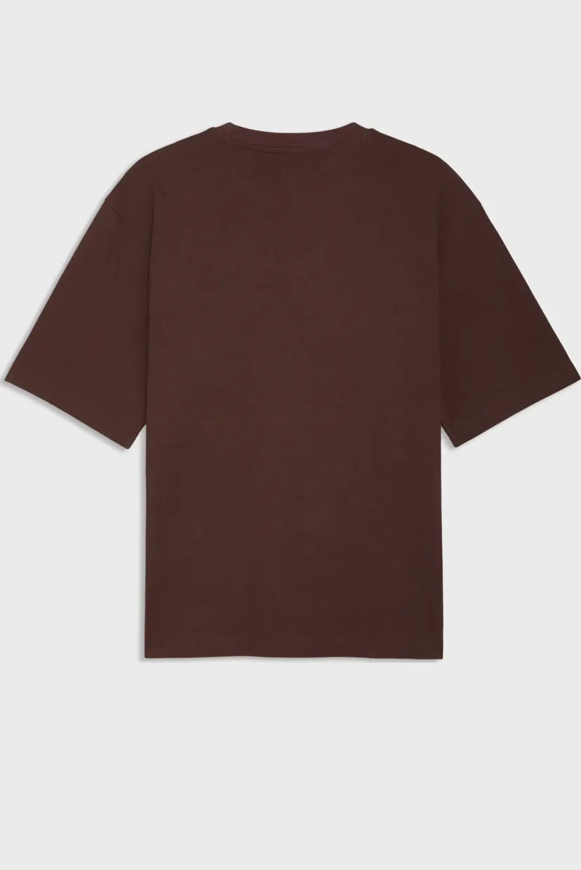 Чоловіча коричнева футболка WARDROBE ESS Boxy Tee Men 5
