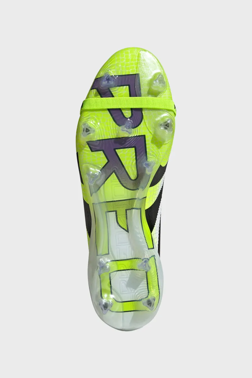Белые бутсы Predator Elite Fold-Over Tongue Firm Ground 3