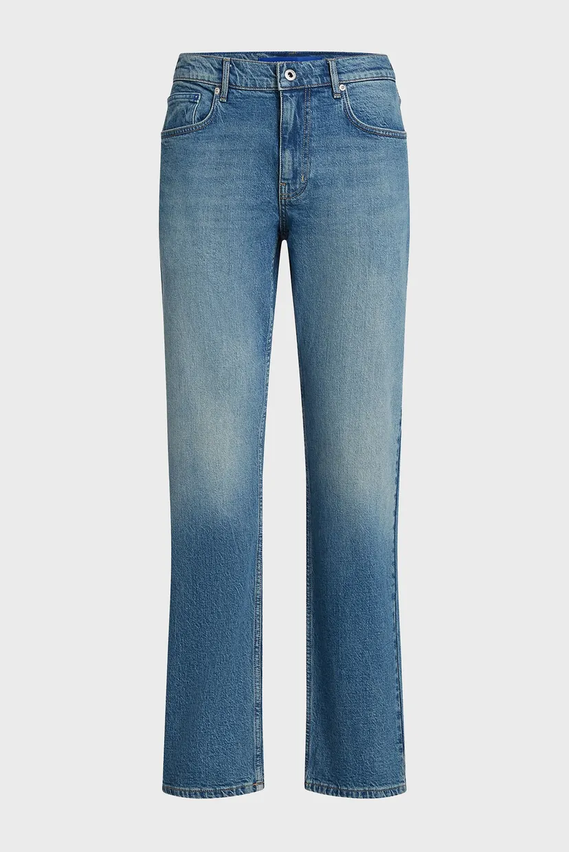 Мужские синие джинсы KLJ STRAIGHT DENIM 5