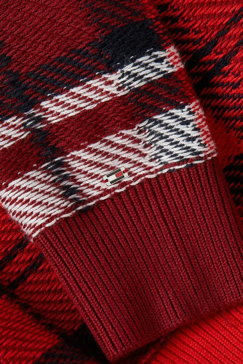 Жіночий картатий джемпер TARTAN CHECK CO C-NK 5