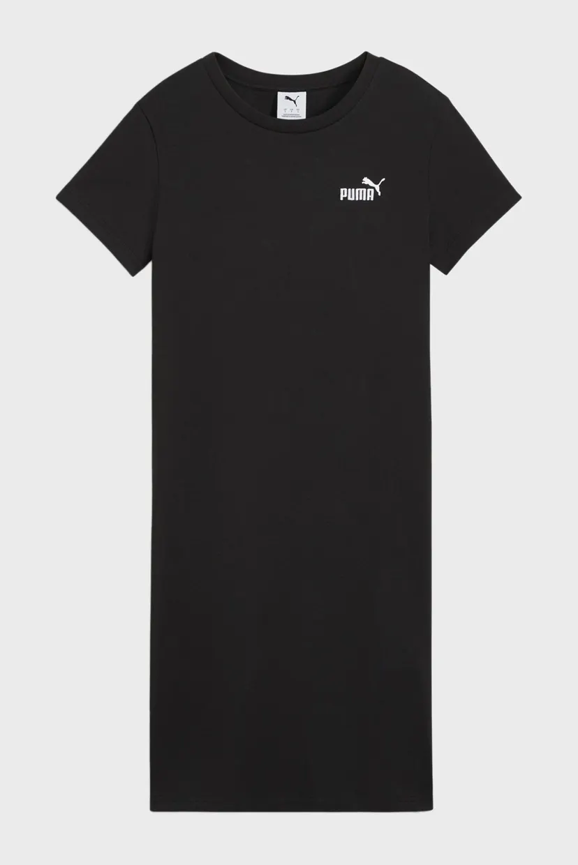 Жіноча чорна сукня ESS Small No. 1 Logo Slim Dress Women 4