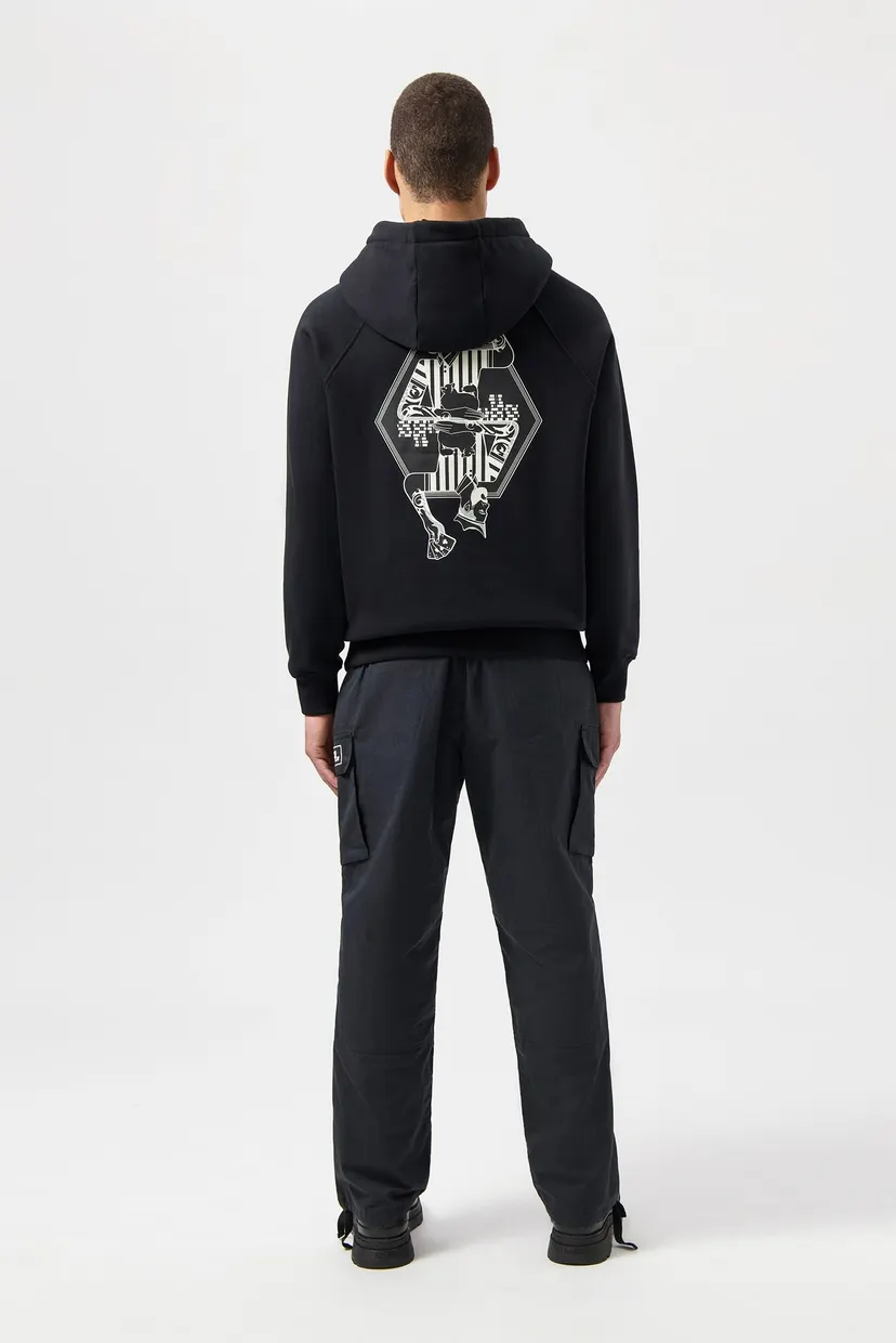 Чоловіче чорне худі The Club Box Fit 4