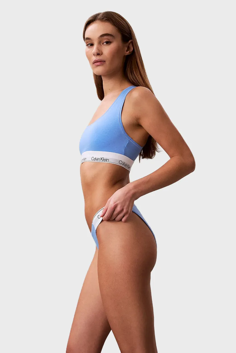 Жіночий блакитний топ UNLINED 3
