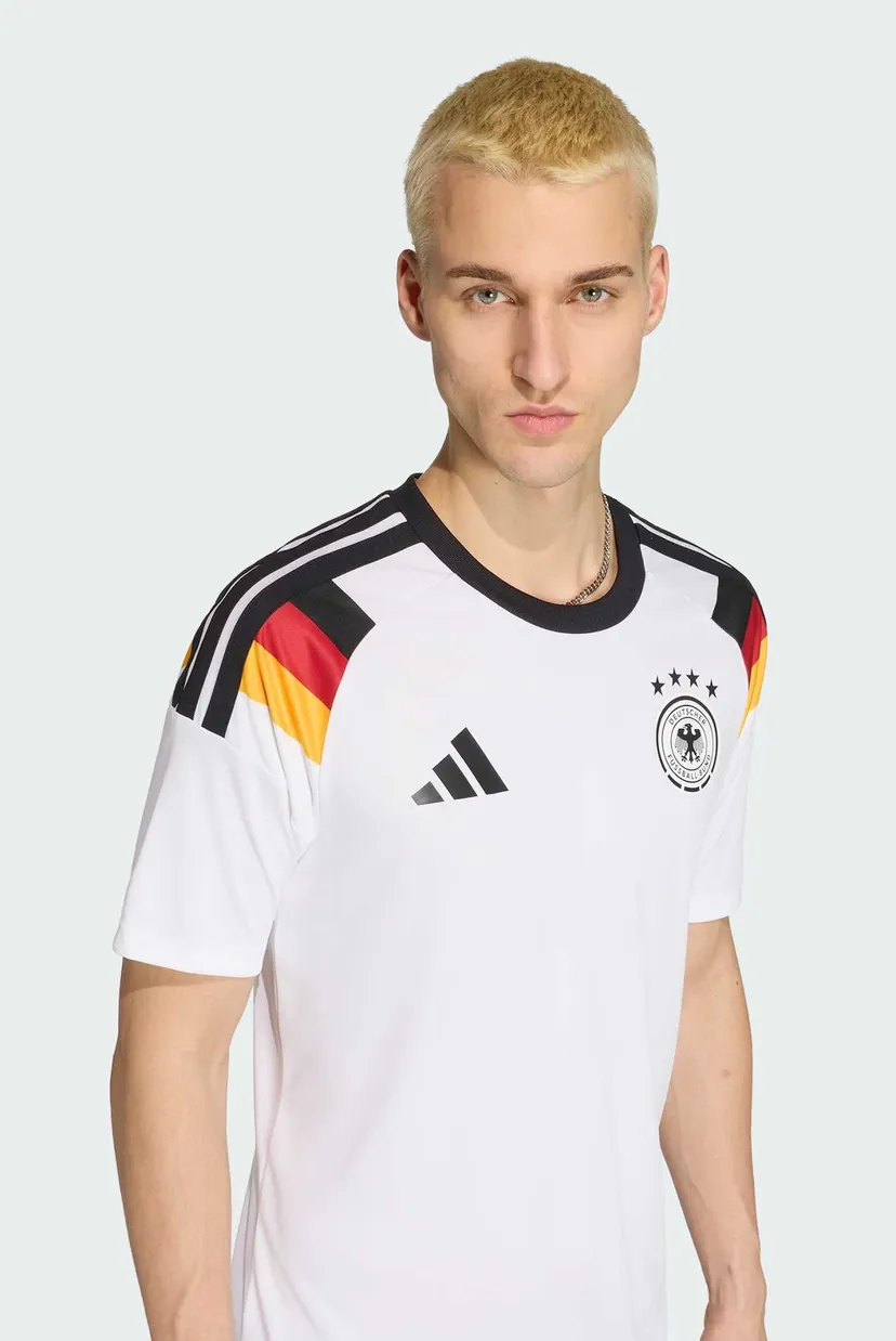 Мужская белая футболка Germany 26 Fan 5