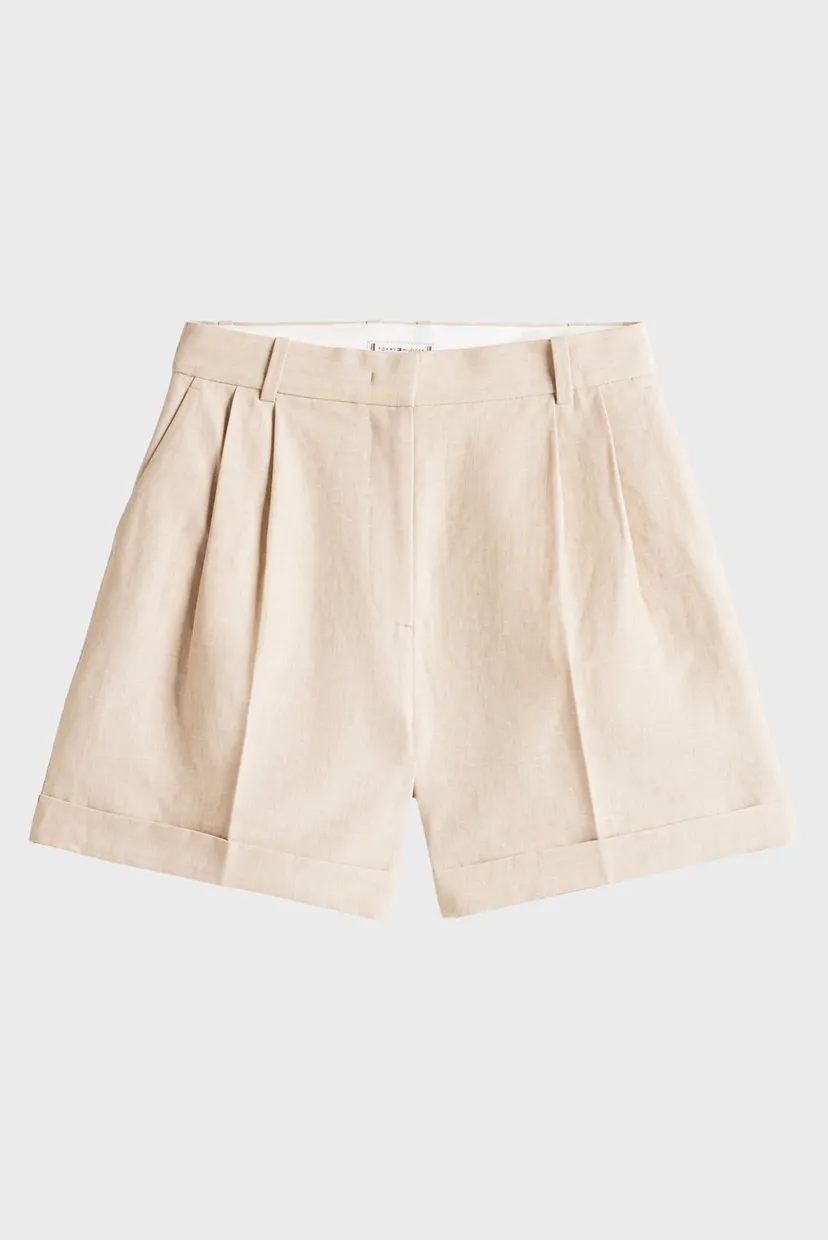 Жіночі бежеві шорти PLEATED 5