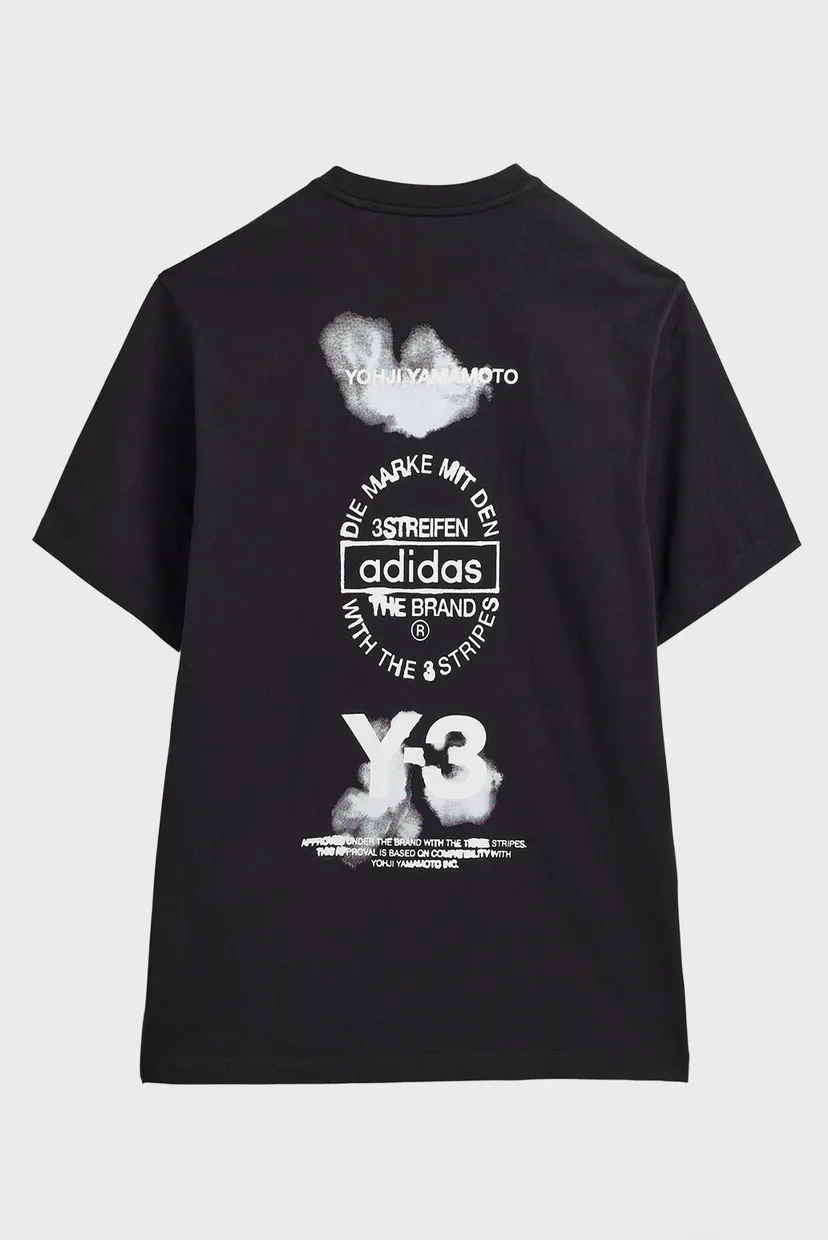 Чорна футболка Y-3 Graphic (унісекс) 9