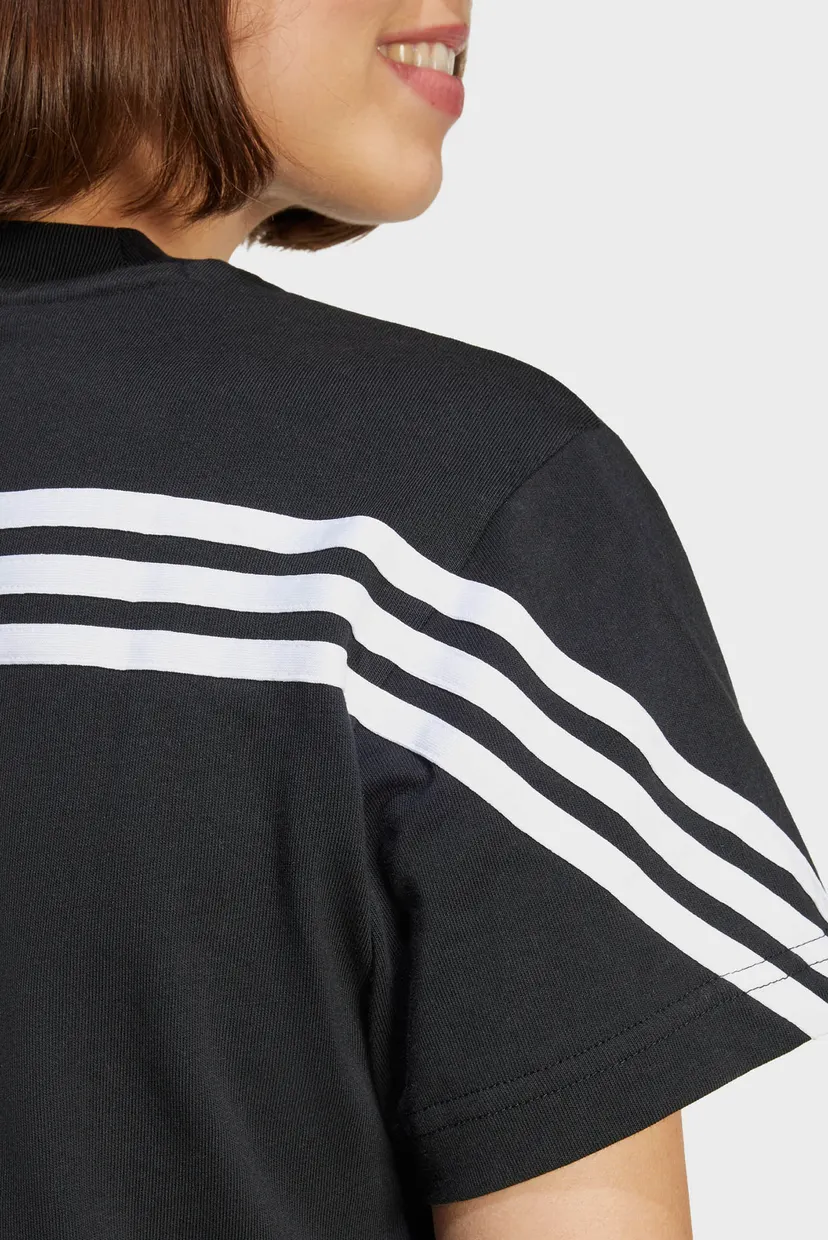 Жіноча чорна футболка Future Icons 3-Stripes 4