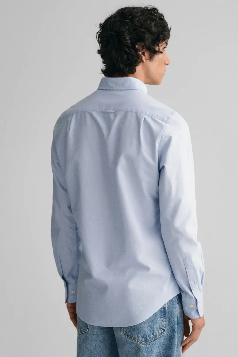 Чоловіча блакитна сорочка SLIM OXFORD SHIRT 3