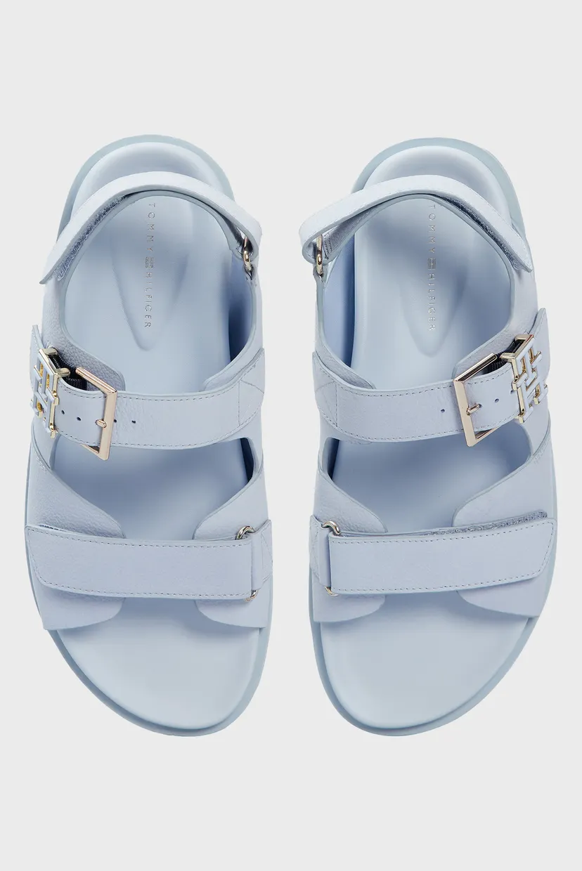 Жіночі блакитні нубукові сандалі TH HARDWARE NUBUCK SPORTY SANDAL 4
