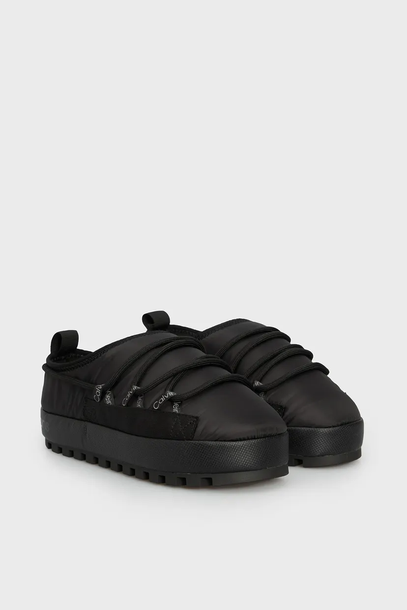 Женские черные тапочки HOME SLIPPER LACING WN 3