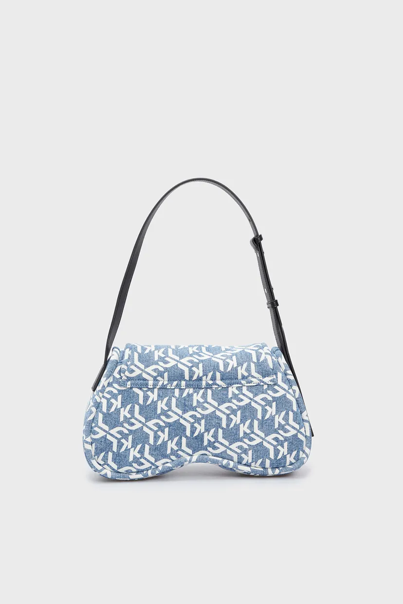 Жіноча синя джинсова сумка з візерунком SUNGLASS DENIM SHOULDER BAG 4