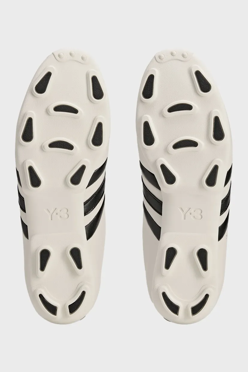 Белые кожаные кроссовки Y-3 FIELD 3