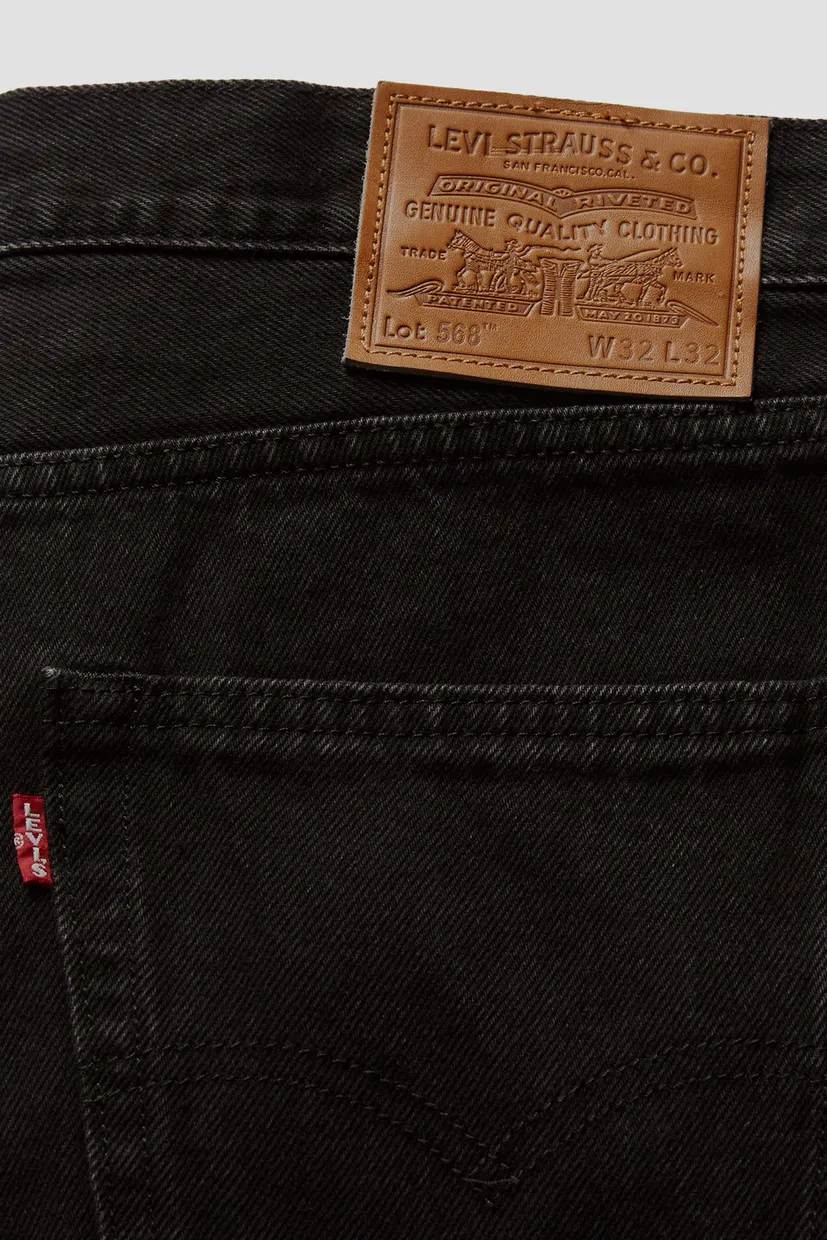 Чоловічі чорні джинси 568™ Loose Straight 6