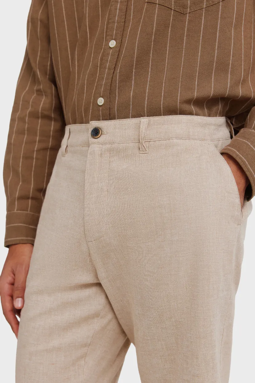 Чоловічі бежеві шорти dobby comfort fit 4