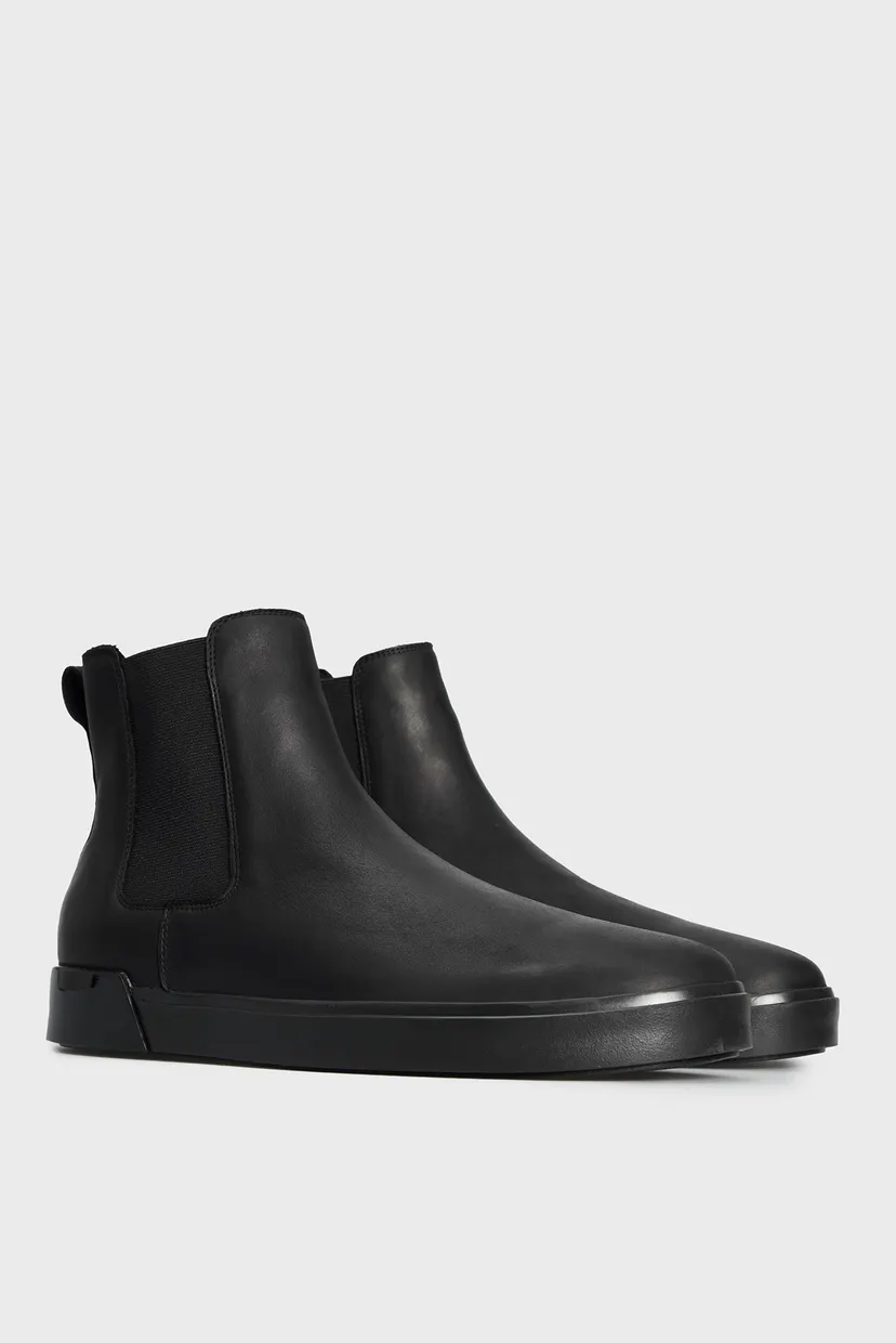 Чоловічі чорні шкіряні челсі HYBRID CHELSEA BOOT 3