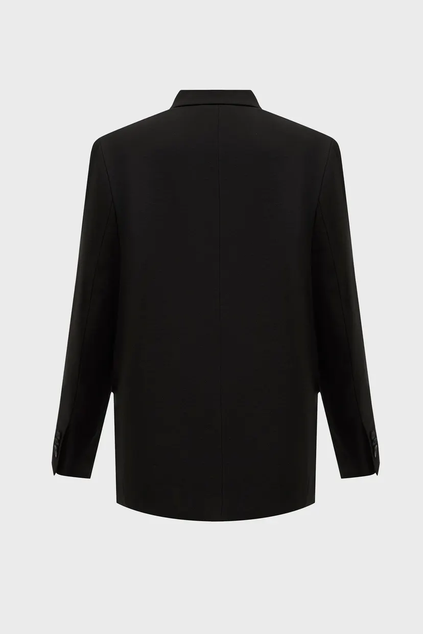 Жіночий чорний жакет VISCOSE BLAZER 6