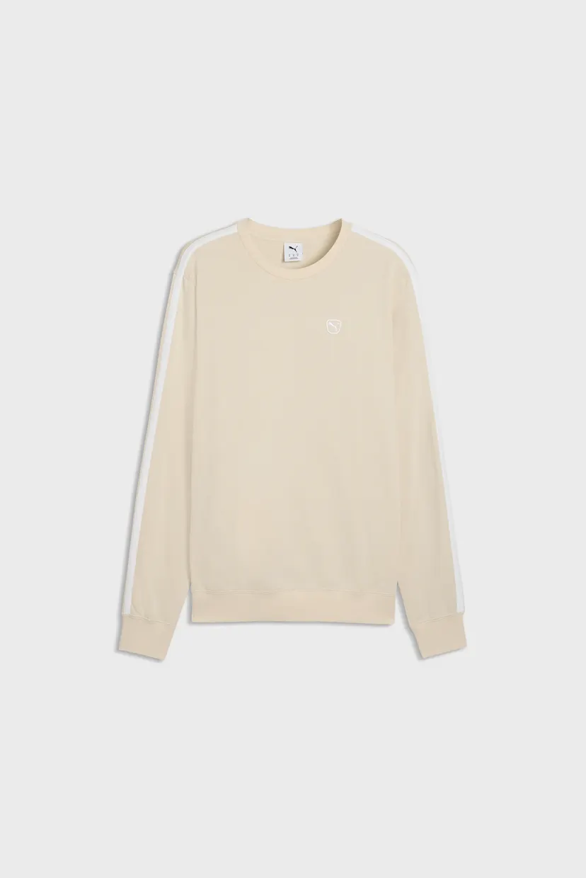Мужской бежевый свитшот Essentials Elevated Crew Sweatshirt Men 4