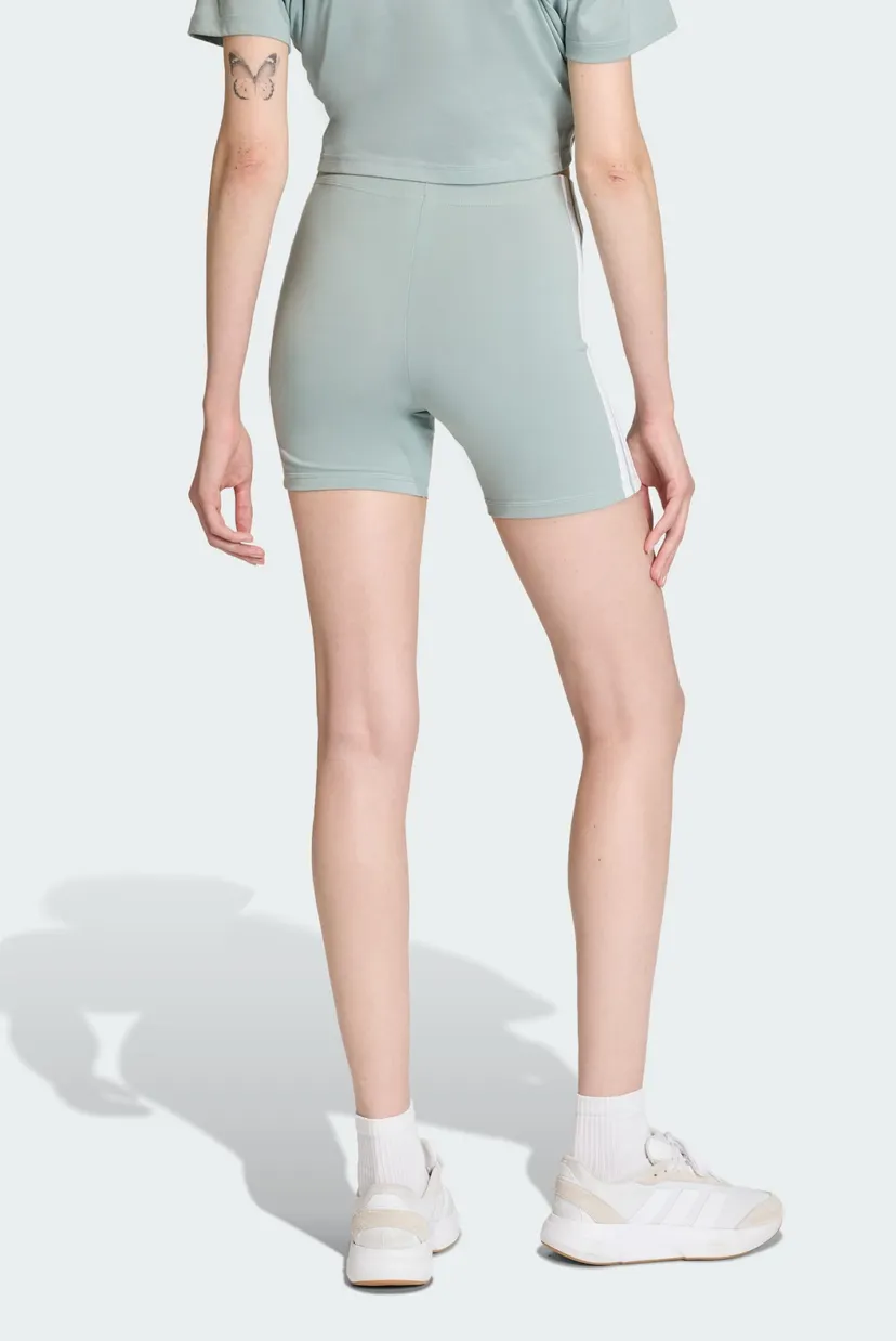 Жіночі м'ятні велосипедки Essentials 3-Stripes High Waisted 3