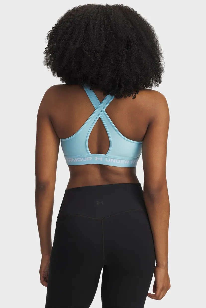 Женский голубой топ Crossback Mid Bra 7