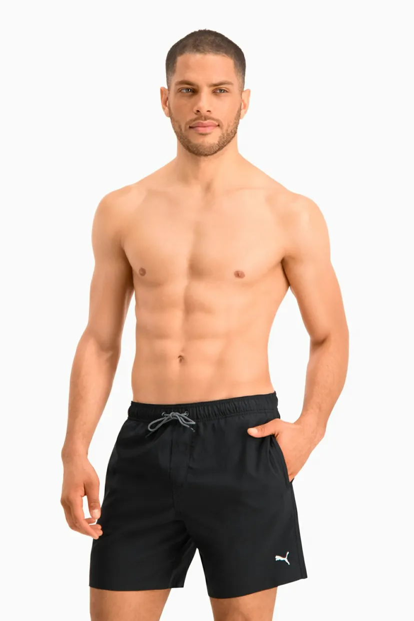 Мужские черные плавательные шорты PUMA Swim Men Medium Length 3