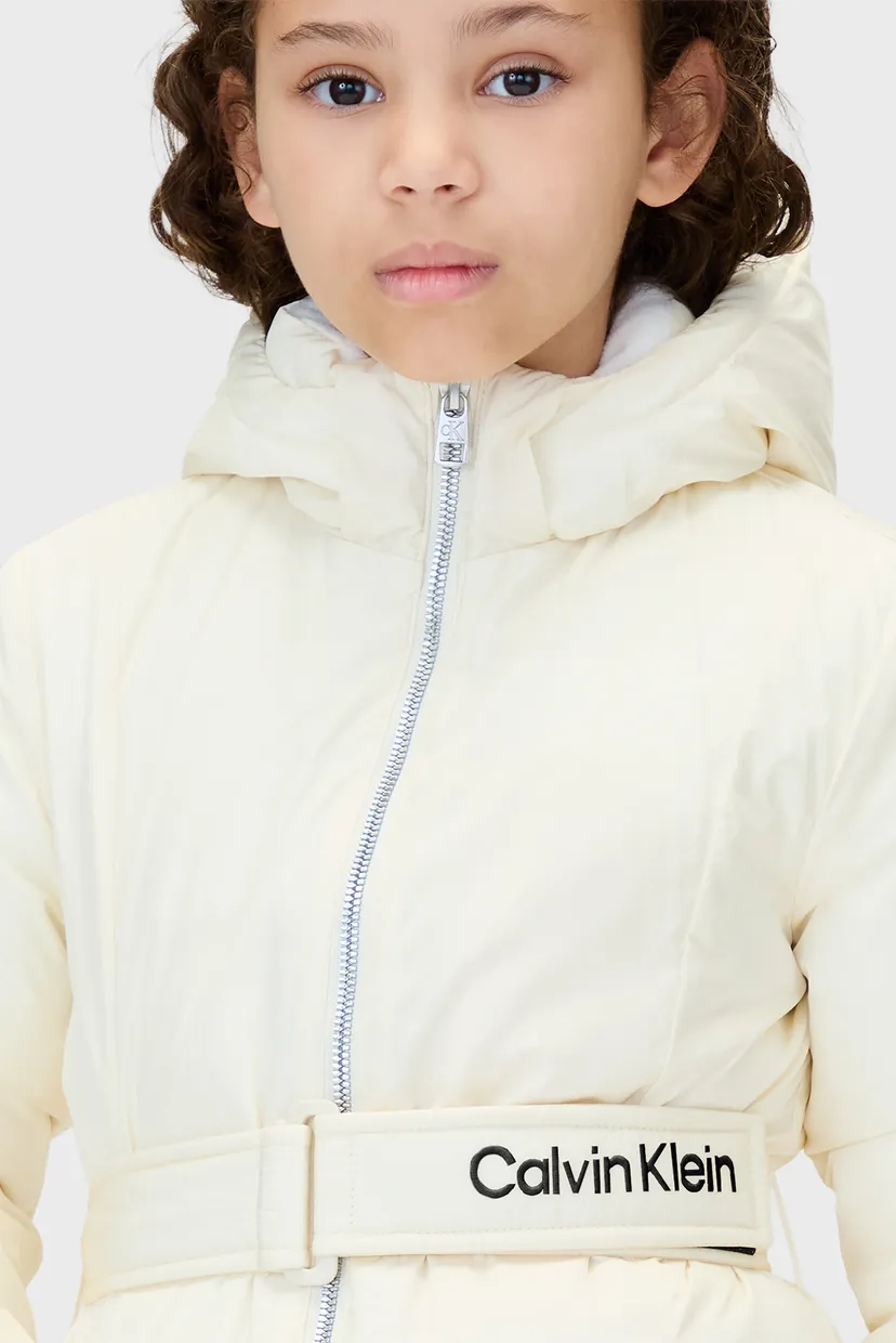 Детская белая куртка SHORT PUFFER 4